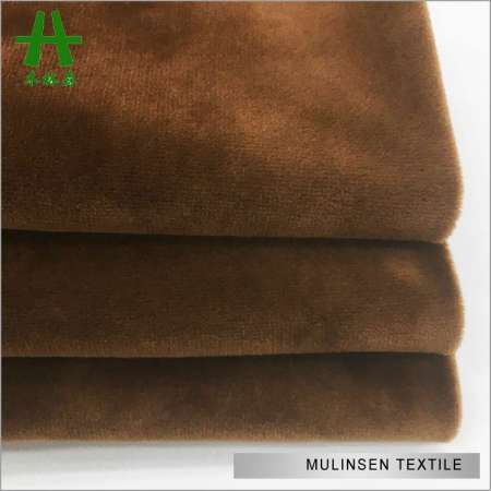 Mulinsen Textile New Plain Dye Stretch Super Soft Velvet Fabric for Sale